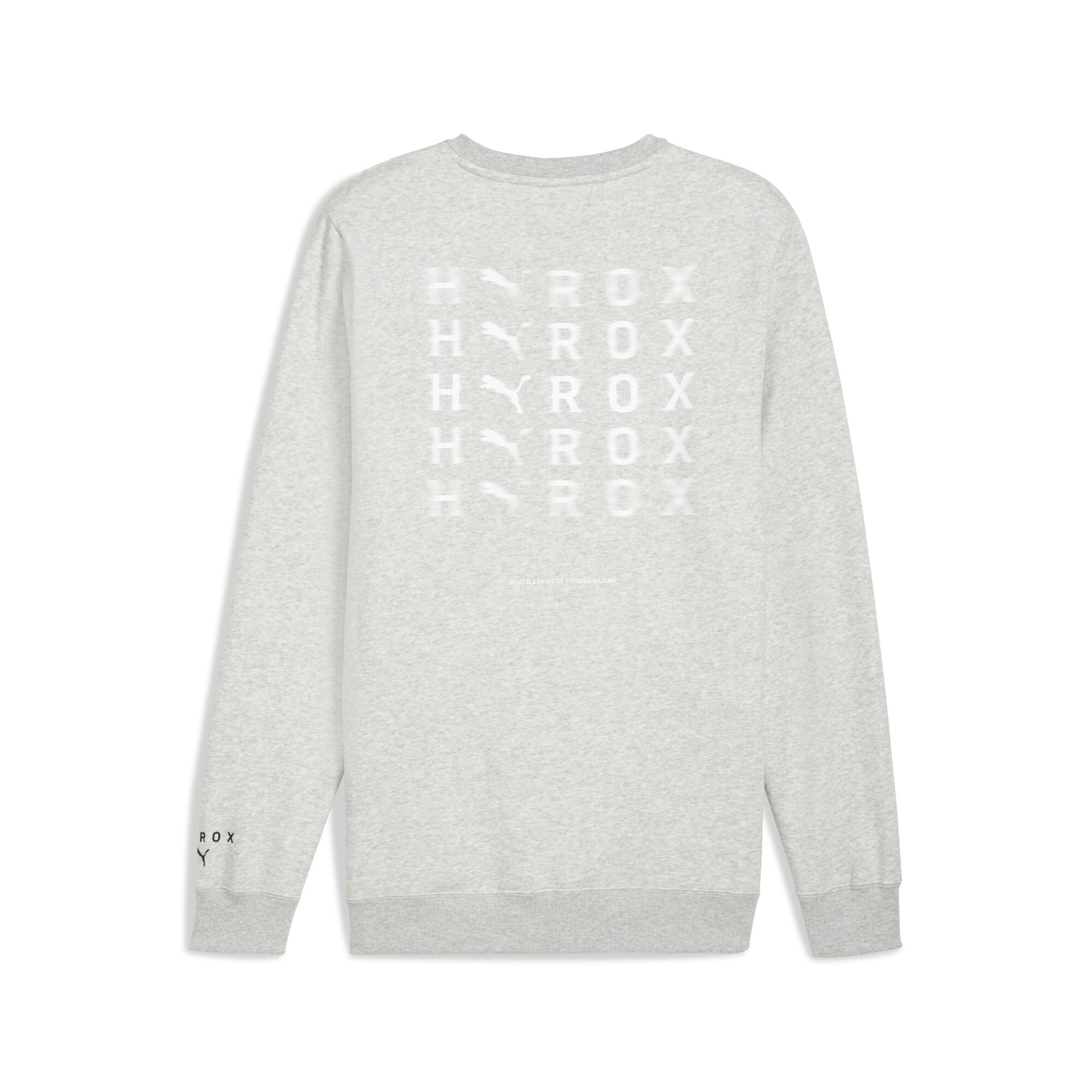 PUMA x HYROX Heavyweight top met ronde hals voor Heren, Grijs, Maat XL thumbnail 2