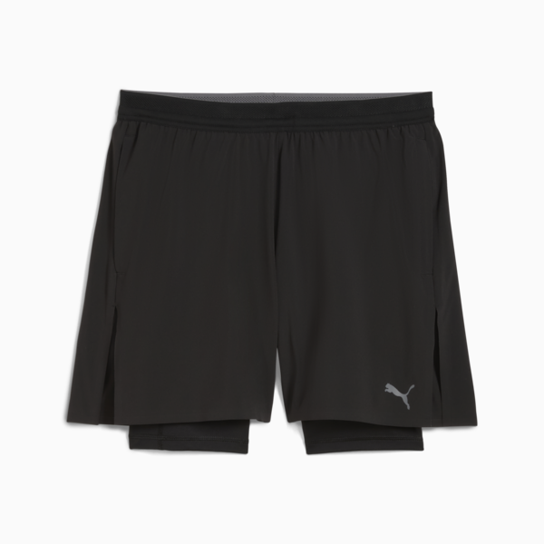 TECH TRAINING 2-in-1 Stretch Shorts Men, PUMA Black, large-ZAF