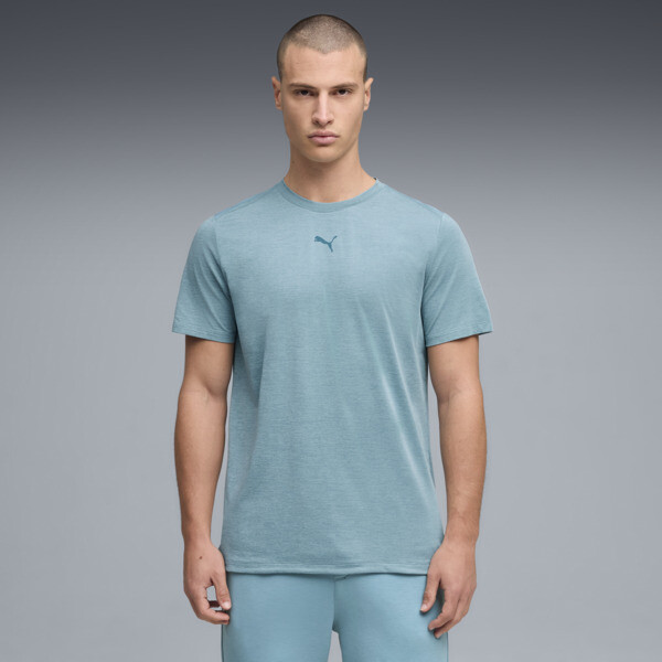 Remera PUMA CLOUDSPUN para Hombre En Baltic Sea Azul Heather