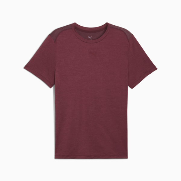 Remera CLOUDSPUN para hombre, Ruby Shimmer Heather, large-ARG