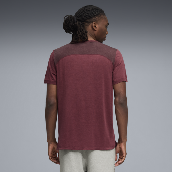 Remera CLOUDSPUN para hombre, Ruby Shimmer Heather, large-ARG