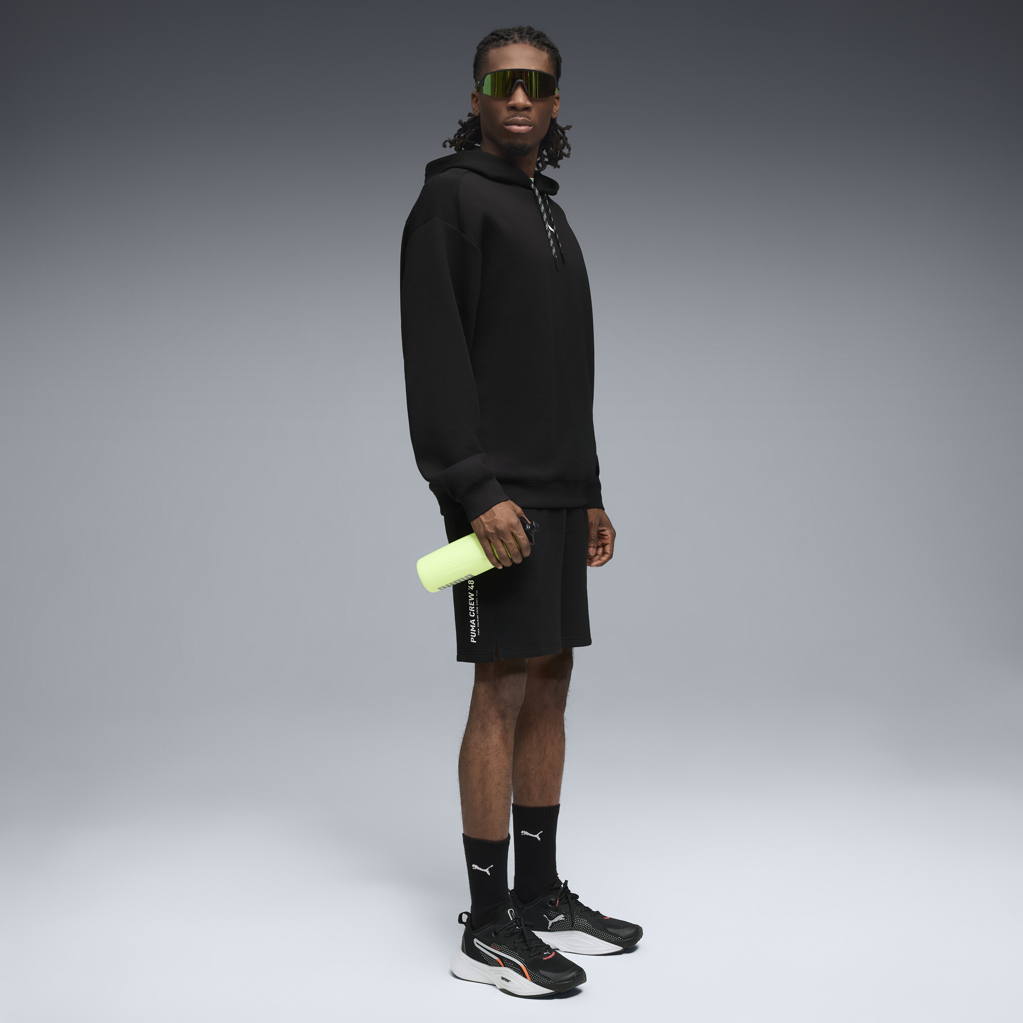 PUMA CLOUDSPUN hoodie voor Heren, Zwart, Maat M thumbnail 4