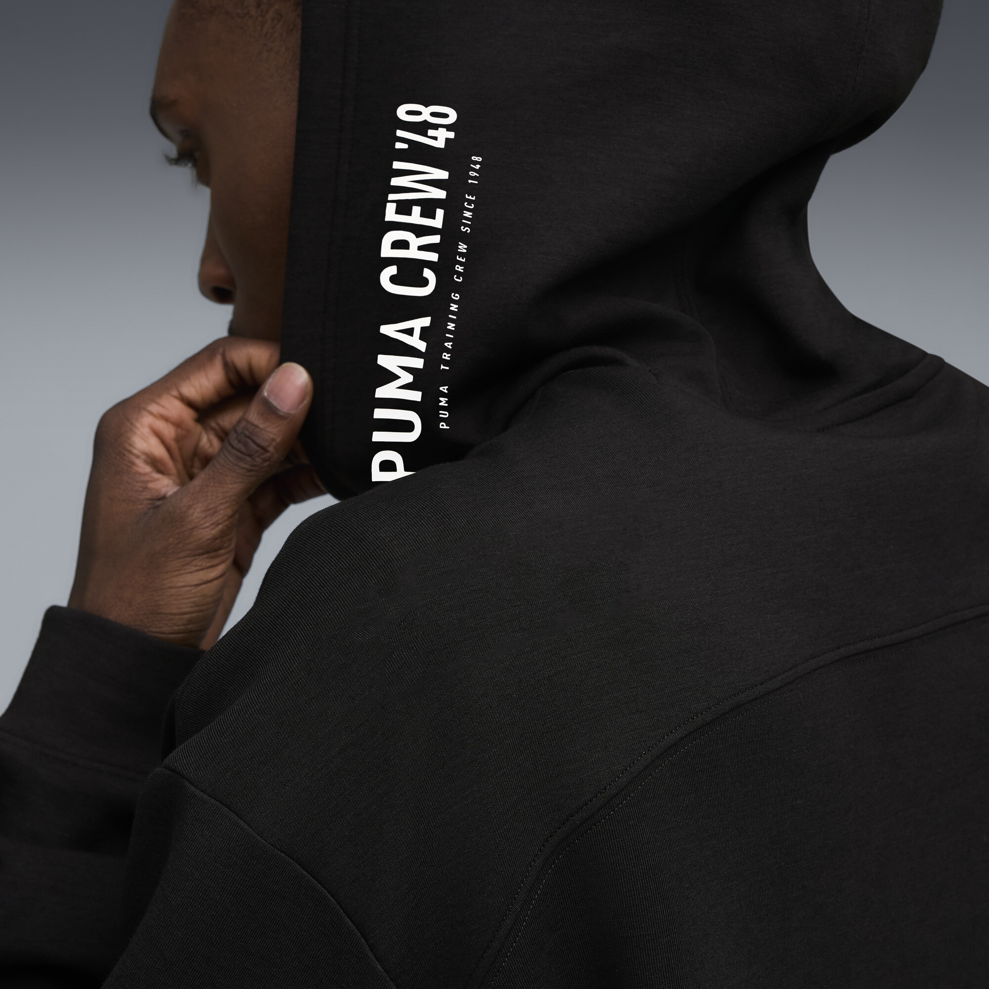 PUMA CLOUDSPUN hoodie voor Heren, Zwart, Maat M thumbnail 2