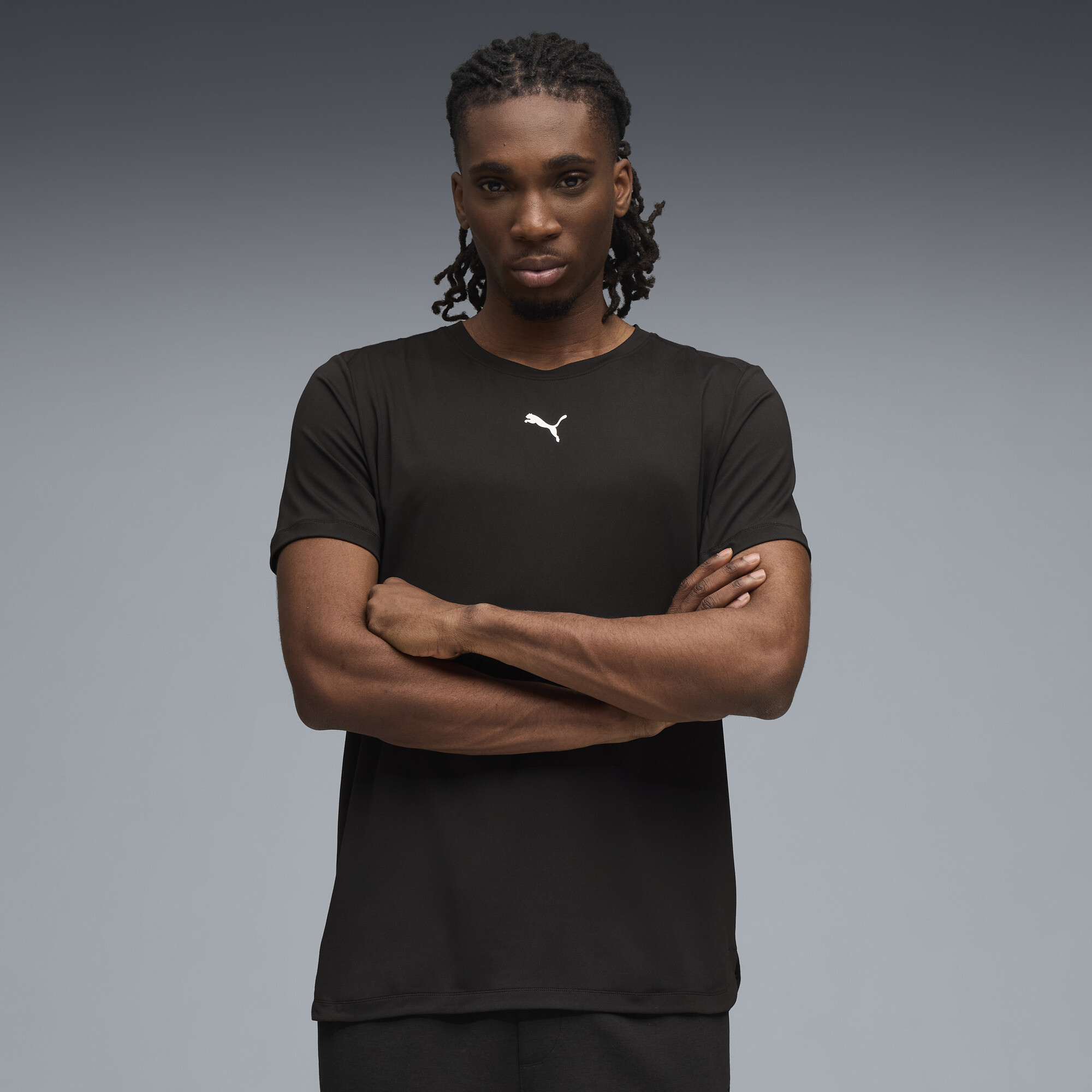 Puma Cloudspun Branded T-shirt Men In Blue