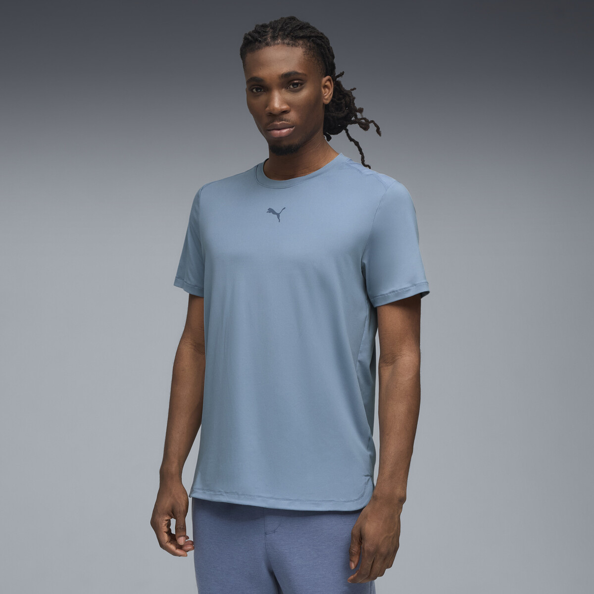 CLOUDSPUN Branded T-Shirt Men in Cool Blue by PUMA, XL