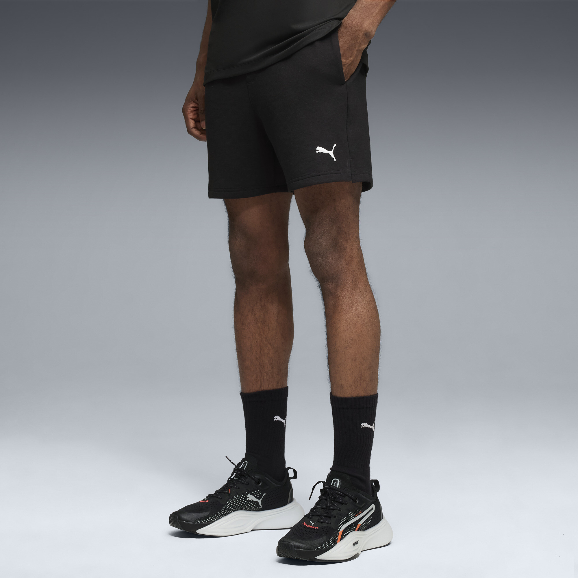 PUMA CLOUDSPUN trainingsshort voor Heren, Zwart, Maat XL thumbnail 4