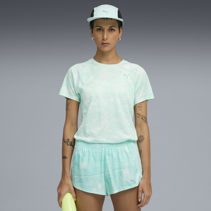 

Women's PUMA RUNNING FOUNDATIONS Printed Tee