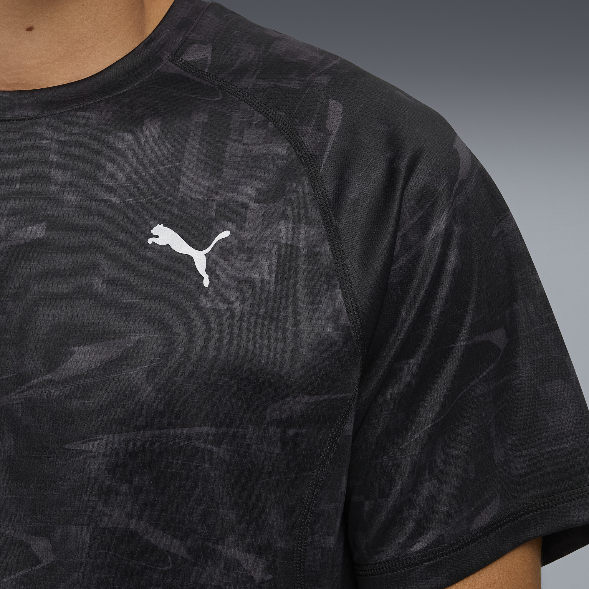 PUMA RUN VELOCITY T-shirt voor Heren, Zwart, Maat S thumbnail 4