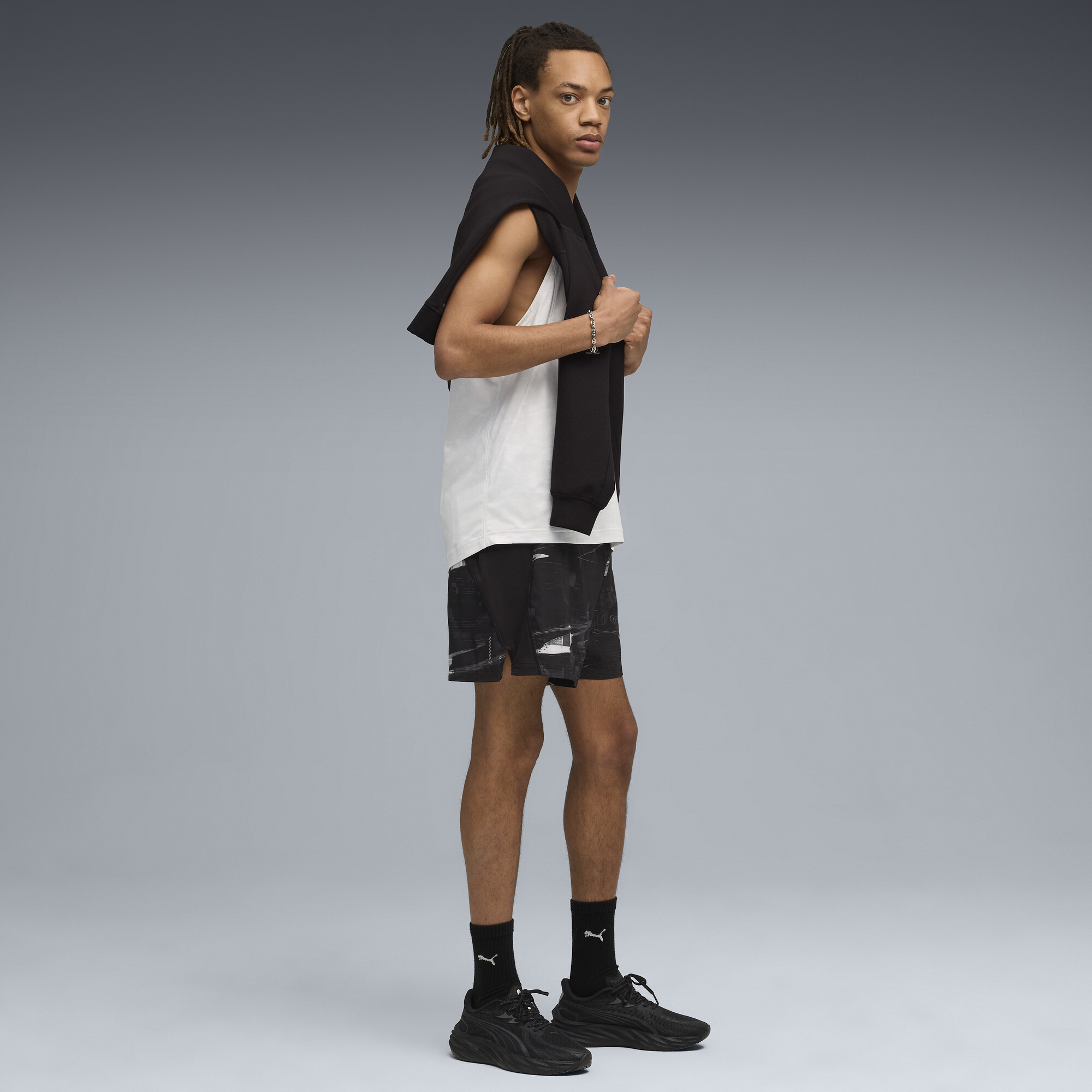 PUMA RUN CLUB Graphic tanktop voor Heren, Wit, Maat XXL thumbnail 2