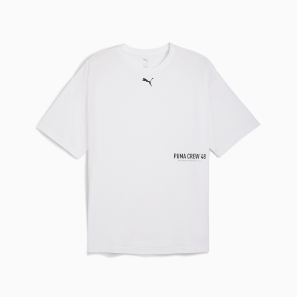Oversize Training Tee Men, PUMA White, large-ZAF