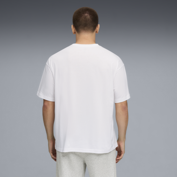 Oversize Training Tee Men, PUMA White, large-ZAF