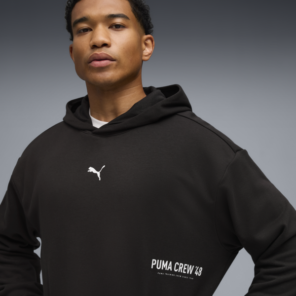 Buzo con capucha Graphics para hombre, PUMA Black, large-ARG