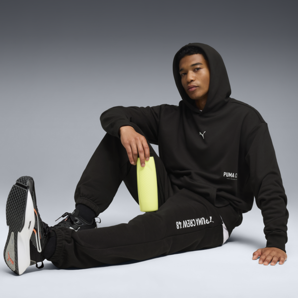 Buzo con capucha Graphics para hombre, PUMA Black, large-ARG