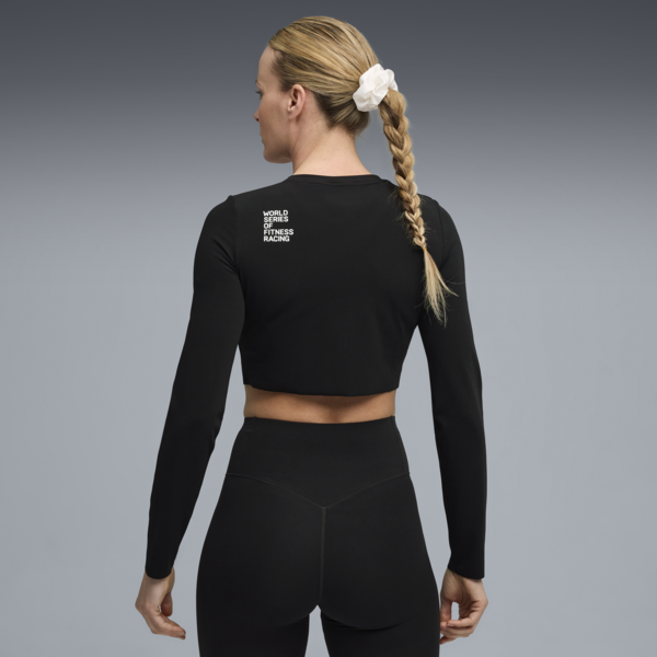 Playera corta PUMA x HYROX SHAPELUXE para mujer, PUMA Black, large-MEX