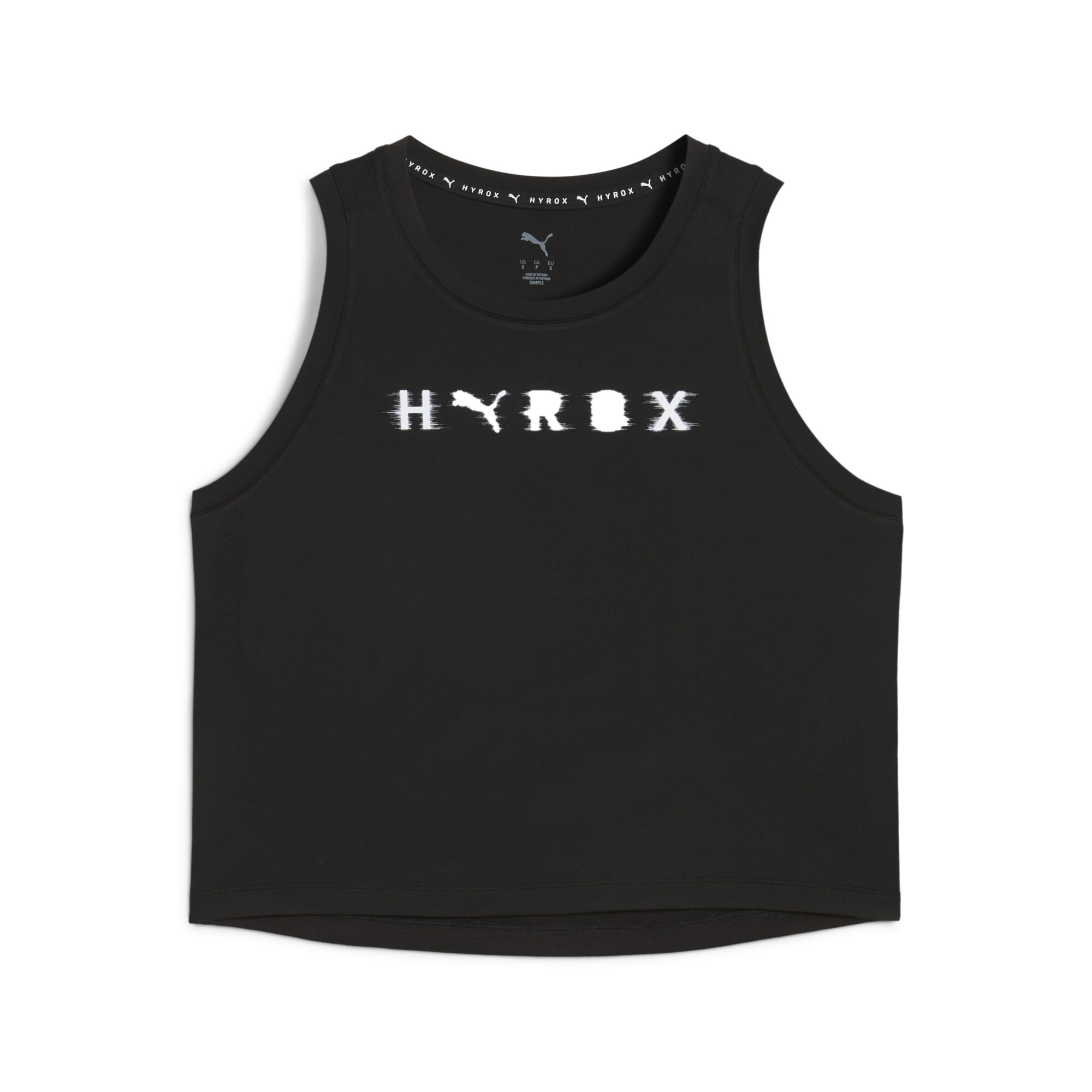 PUMA x HYROX CLOUDSPUN ThermoAdapt korte tanktop voor Dames, Zwart, Maat XL thumbnail 3