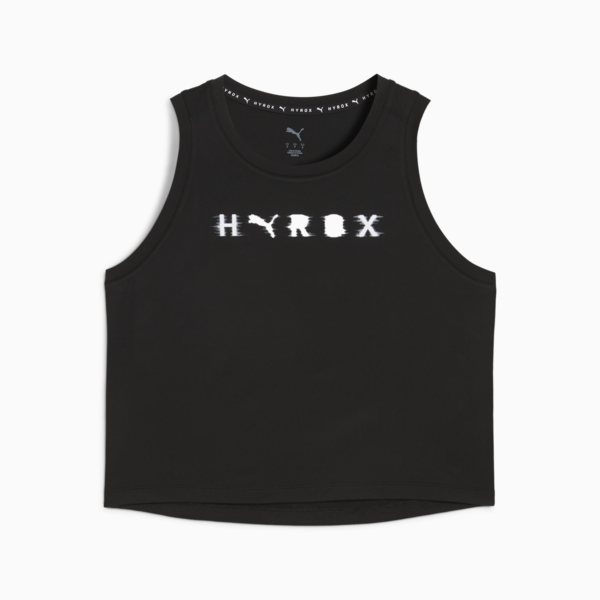 PUMA x HYROX CLOUDSPUN ThermoAdapt Crop Tank Women, PUMA Black, large-ZAF