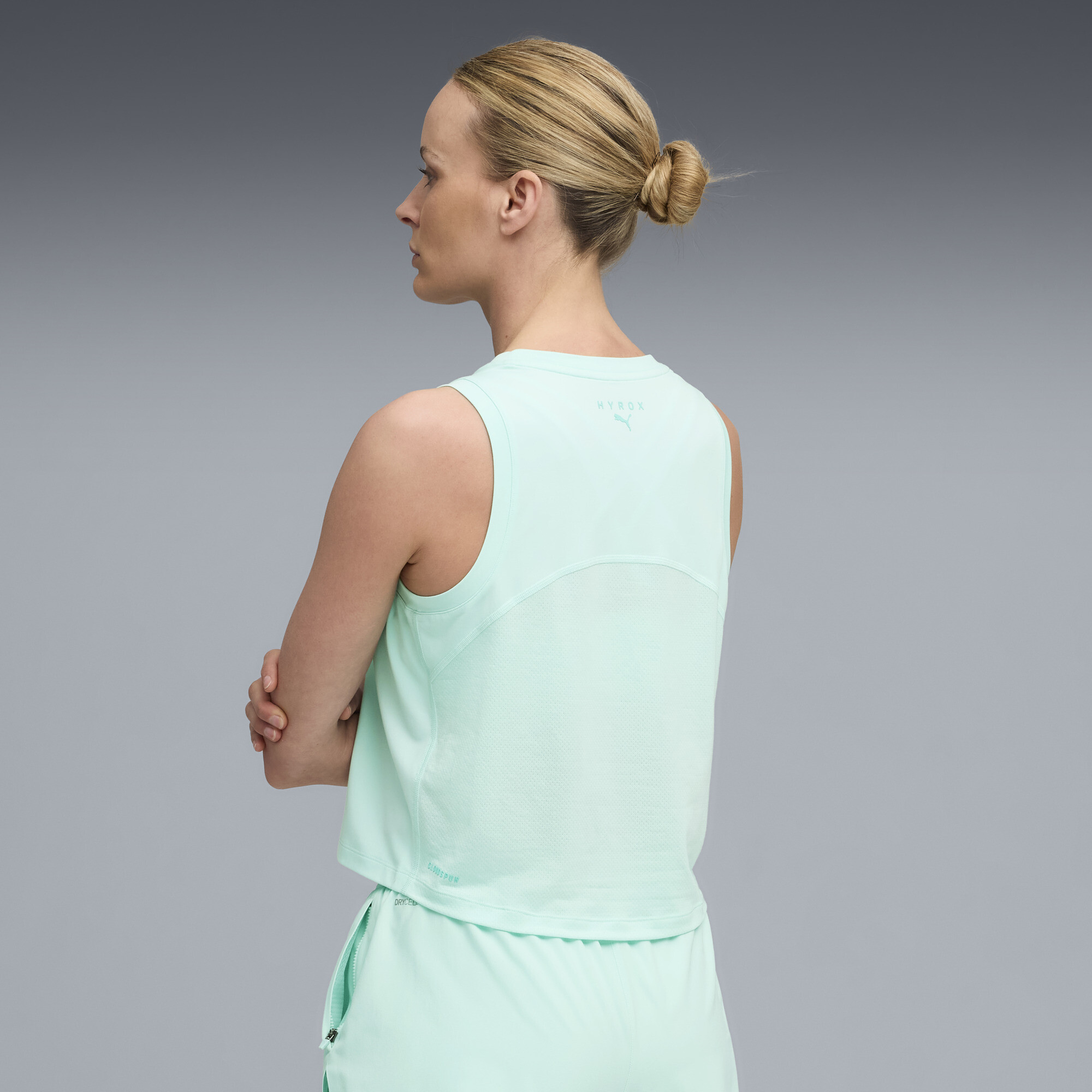 PUMA x HYROX CLOUDSPUN ThermoAdapt korte tanktop voor Dames, Maat M thumbnail 5