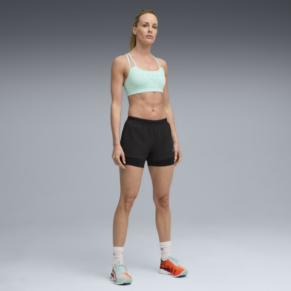 Shorts “2 en 1” PUMA x HYROX para mujer, PUMA Black, large-MEX