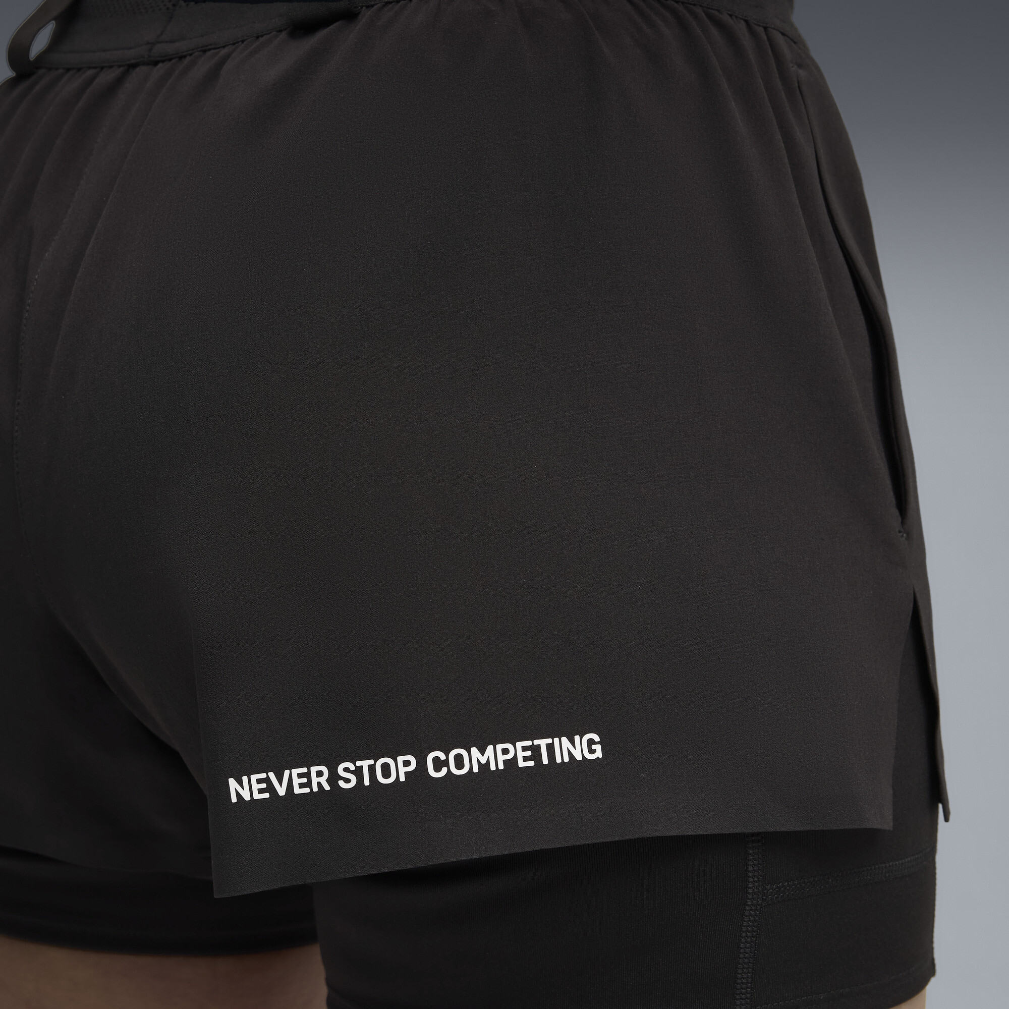 PUMA x HYROX 2-in-1-short voor Dames, Zwart, Maat XL thumbnail 2