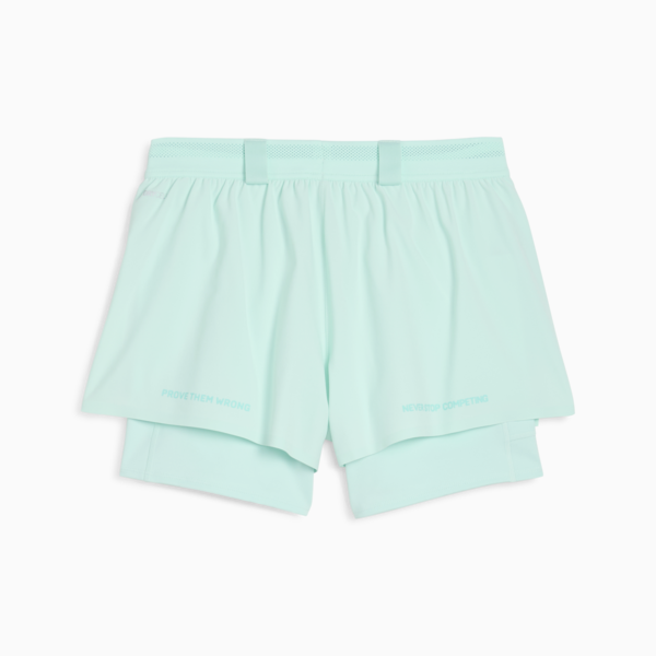 Shorts “2 en 1” PUMA x HYROX para mujer, Mint Melt, large-MEX