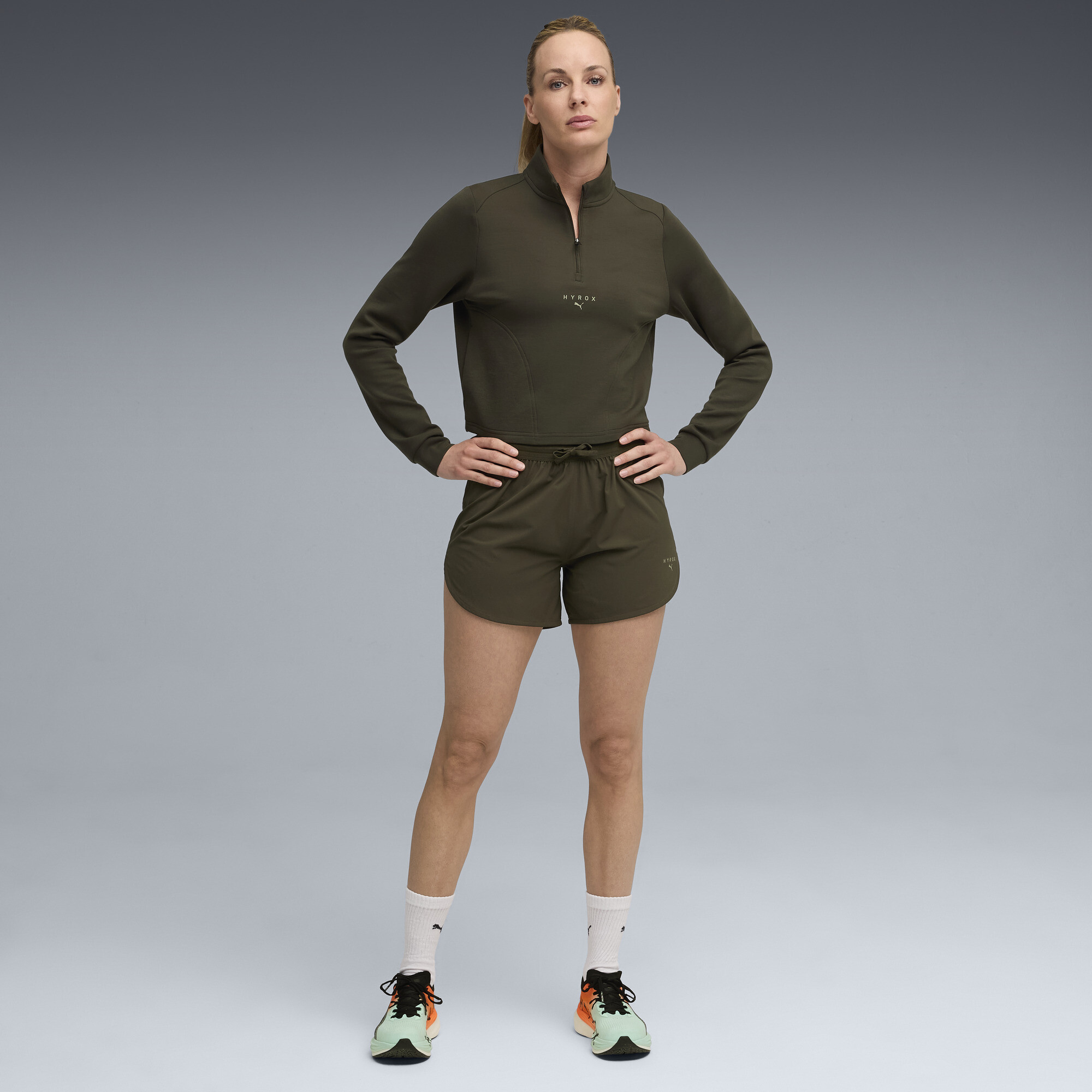 PUMA x HYROX ULTRAWEAVE short voor Dames, Maat L thumbnail 2