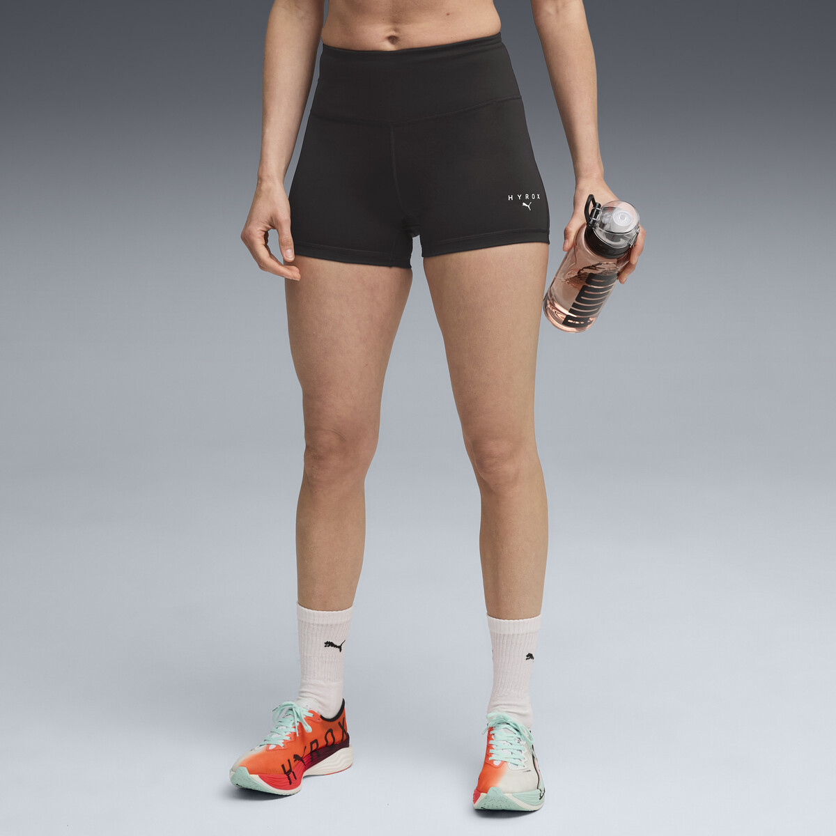 PUMA x HYROX Short Tights Women in Black, XL