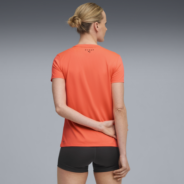 PUMA x HYROX Graphic Tee Women, Glowing Red, large-ZAF