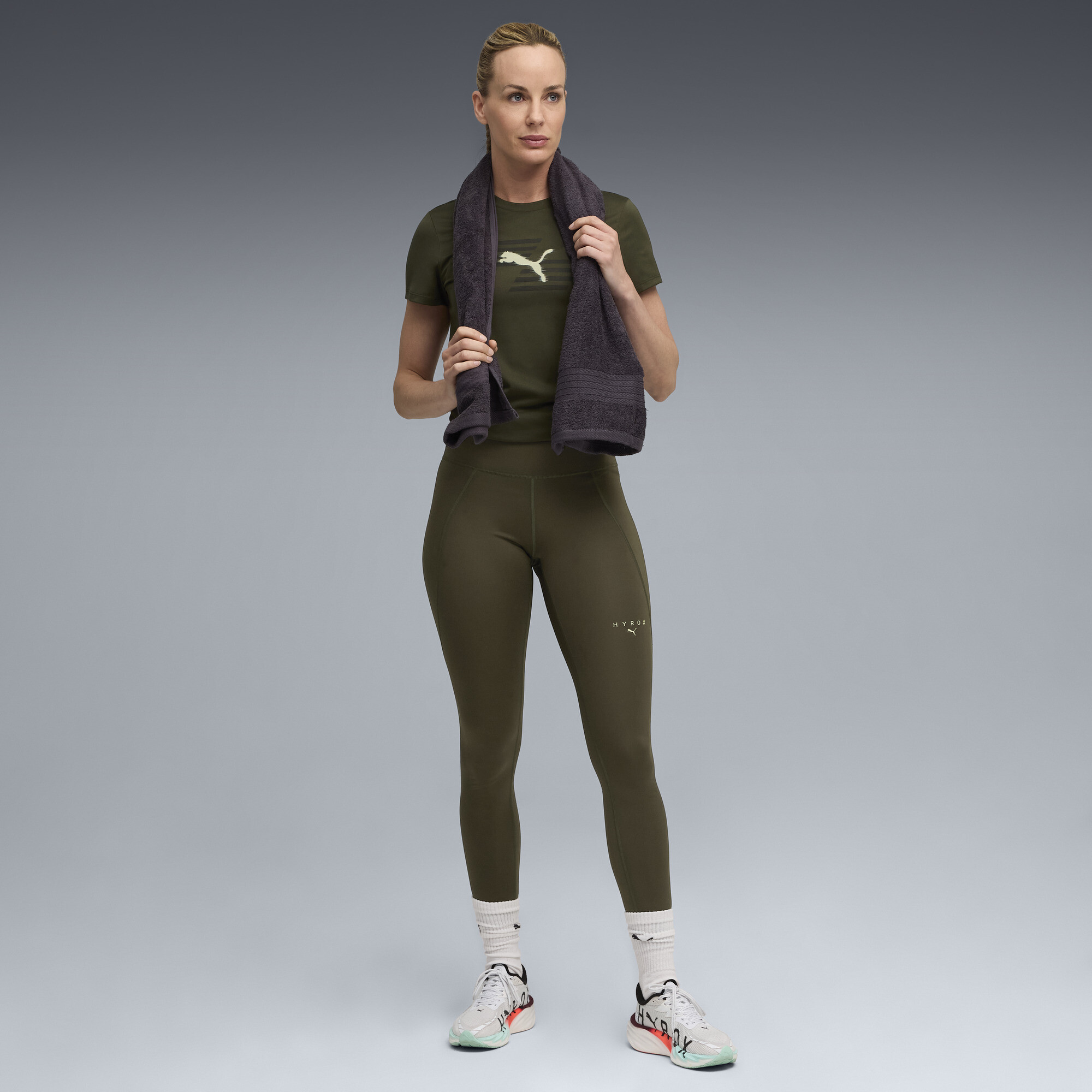 PUMA x HYROX T-shirt met print voor Dames, Maat M thumbnail 4