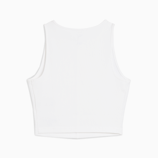 PUMA x HYROX Rib Cropped Tank Women, PUMA White, large-ZAF