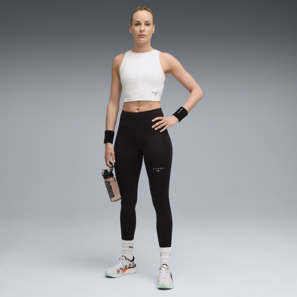 PUMA x HYROX Rib Cropped Tank Women, PUMA White, large-ZAF