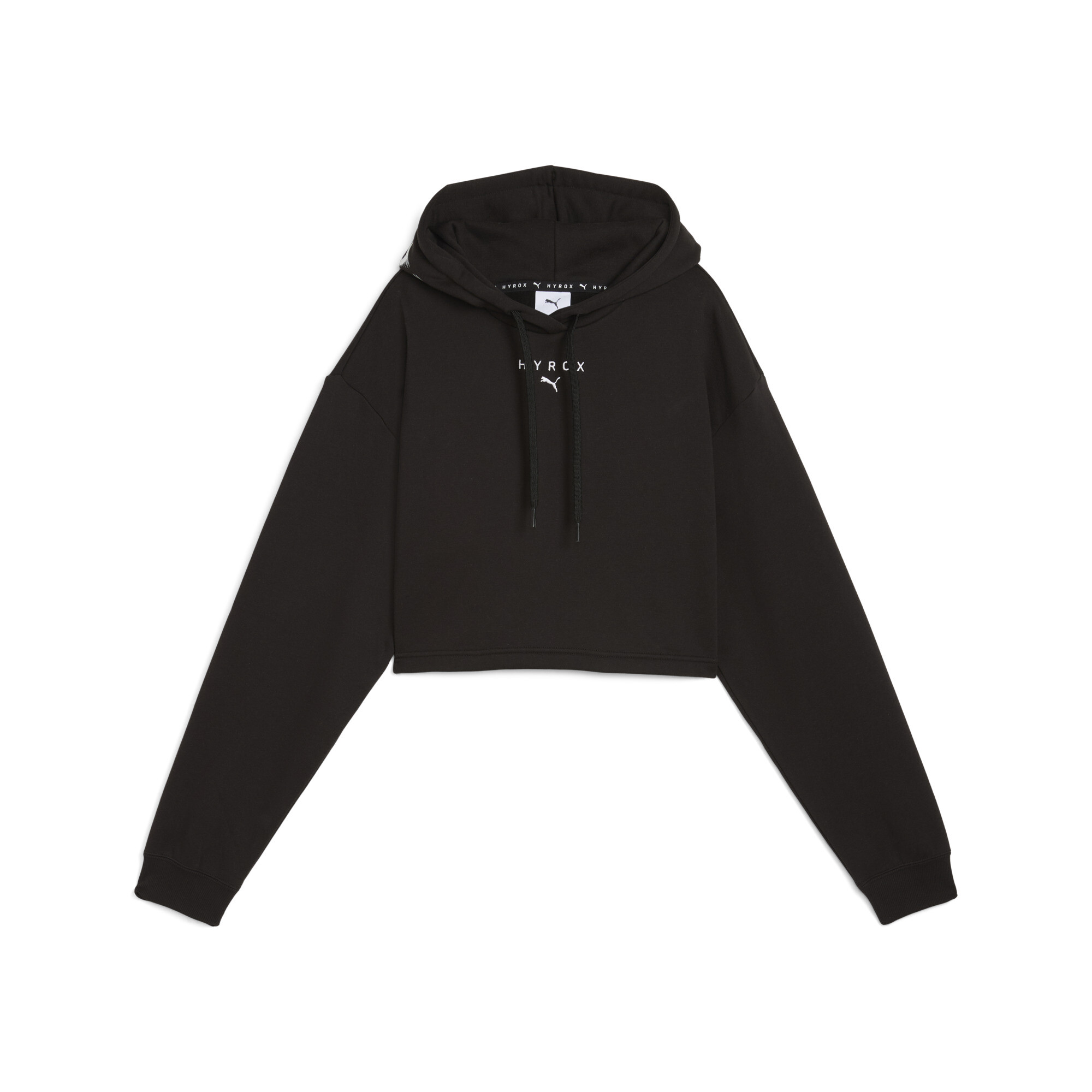 PUMA x HYROX hoodie van zware kwaliteit voor Dames, Zwart, Maat XL thumbnail 3