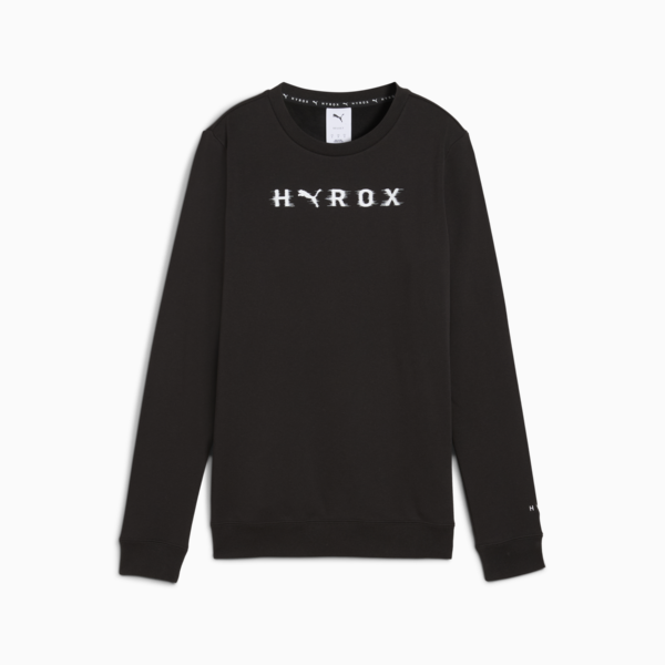 PUMA x HYROX Heavyweight Crew Women, PUMA Black, large-ZAF