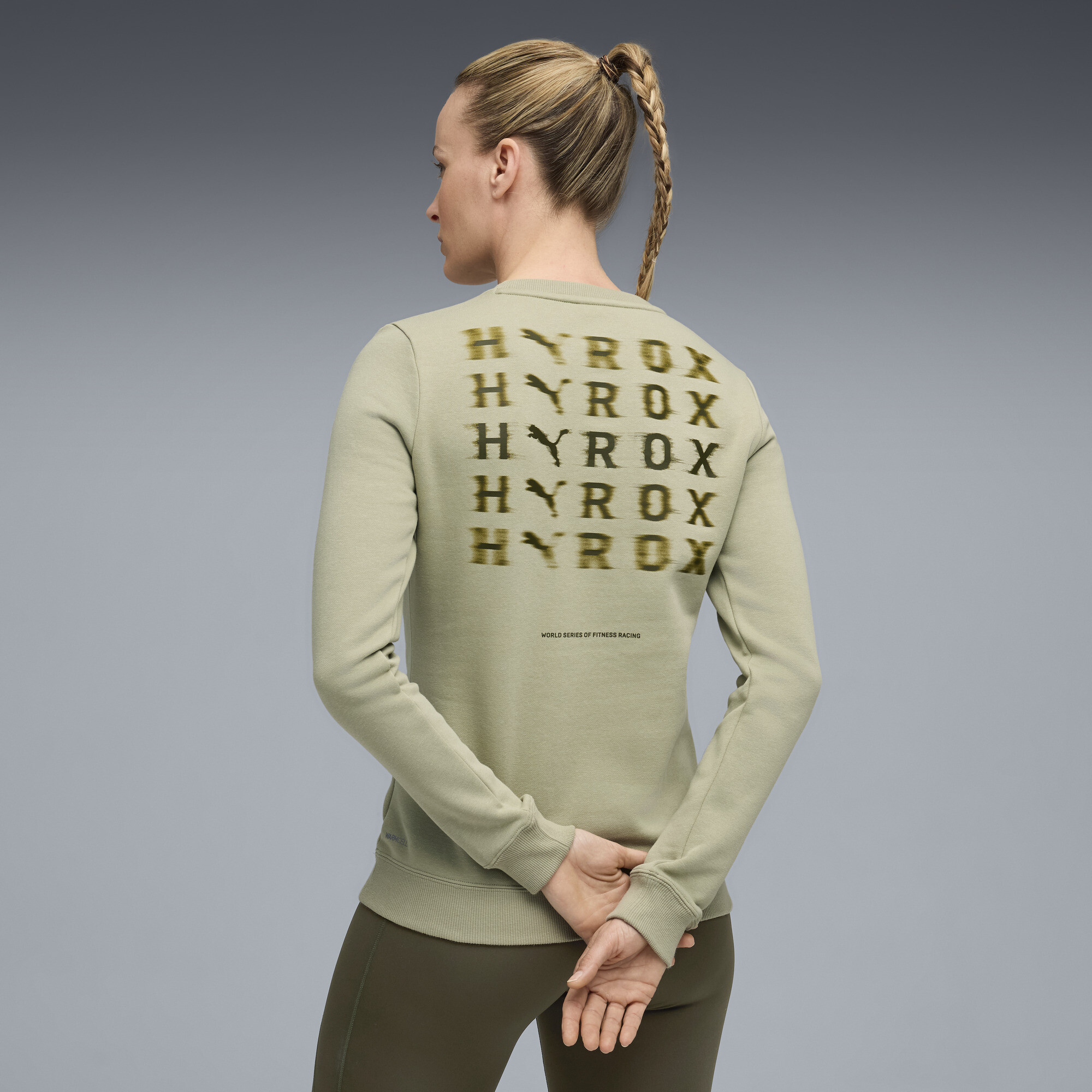 PUMA x HYROX Heavyweight top met ronde hals voor Dames, Maat XL thumbnail 5