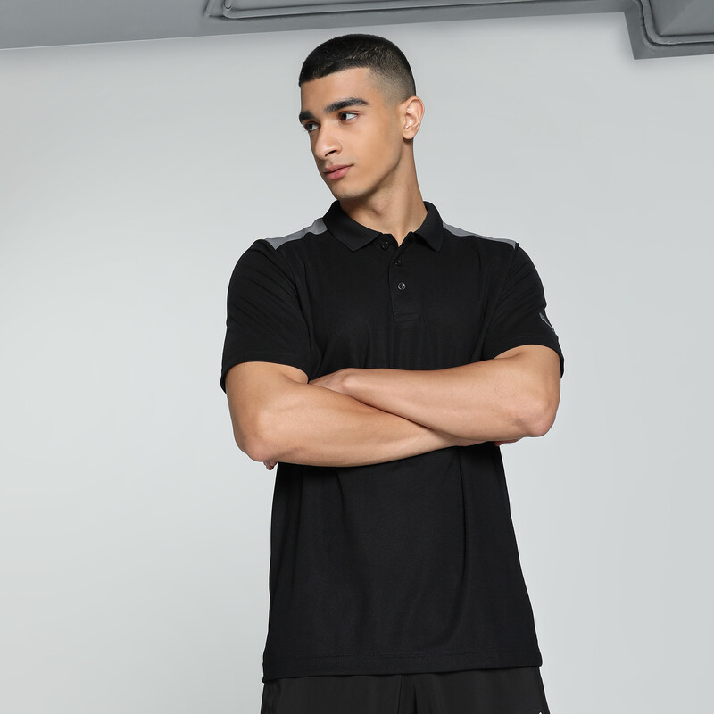

Men's PUMA Train Colorblock Training Polo