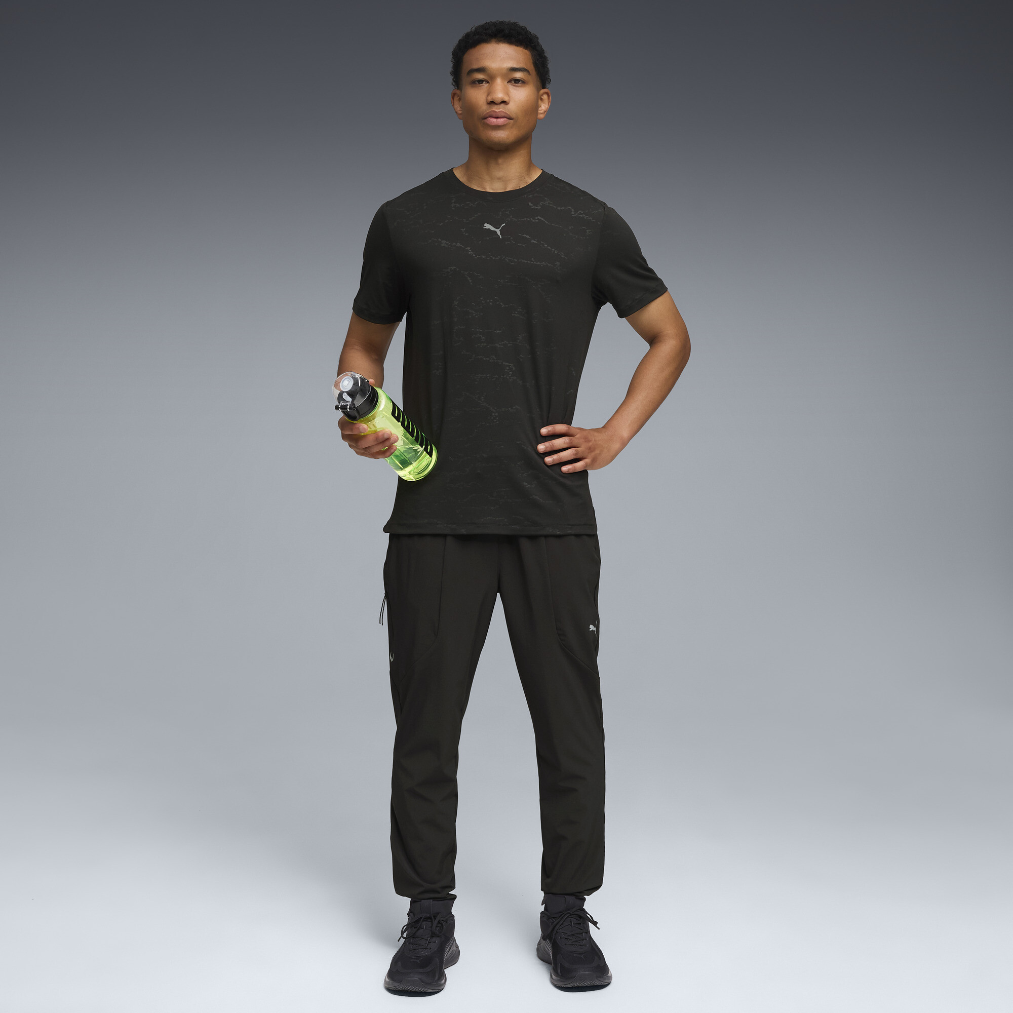 PUMA CLOUDSPUN Trainingsshirt voor Heren, Zwart, Maat S thumbnail 6