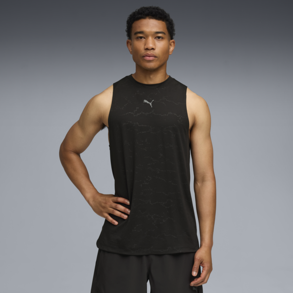 Musculosa de entrenamiento CLOUDSPUN para hombre, PUMA Black, large-ARG