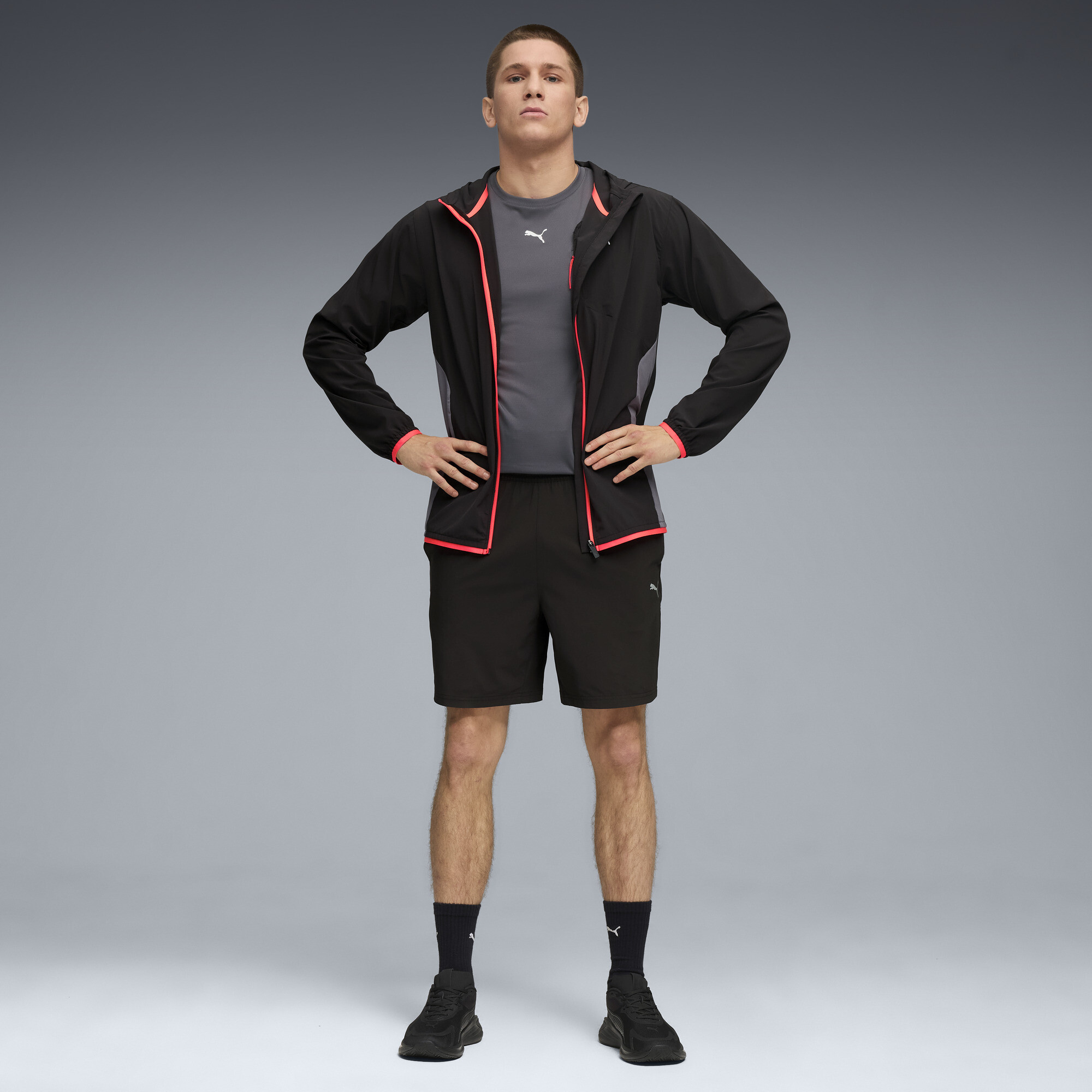 PUMA FLEX STRETCH 7"geweven trainingsshort voor Heren, Zwart, Maat L thumbnail 4