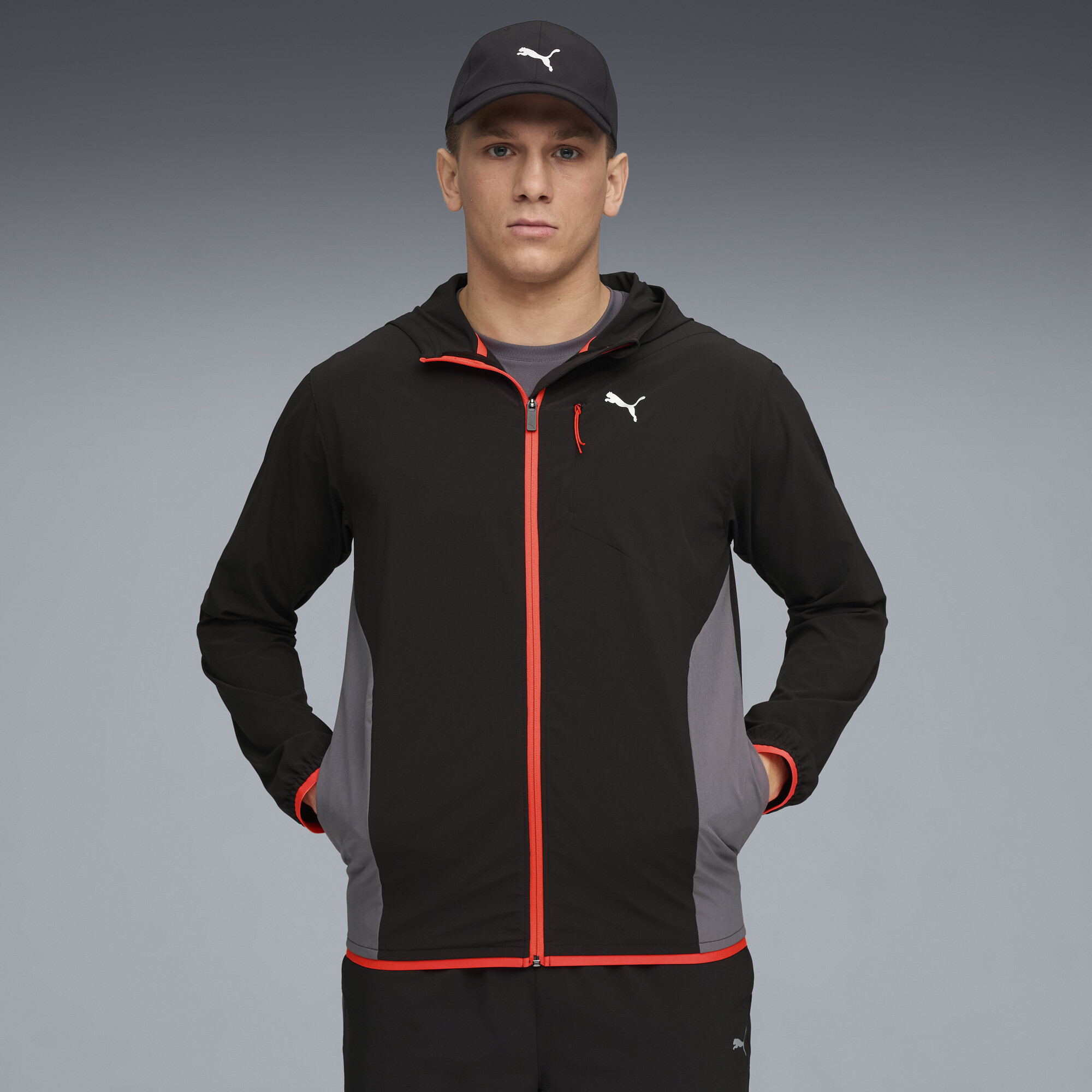 Куртка FLEX STRETCH Woven Training Jacket Men | Цвет: Черный