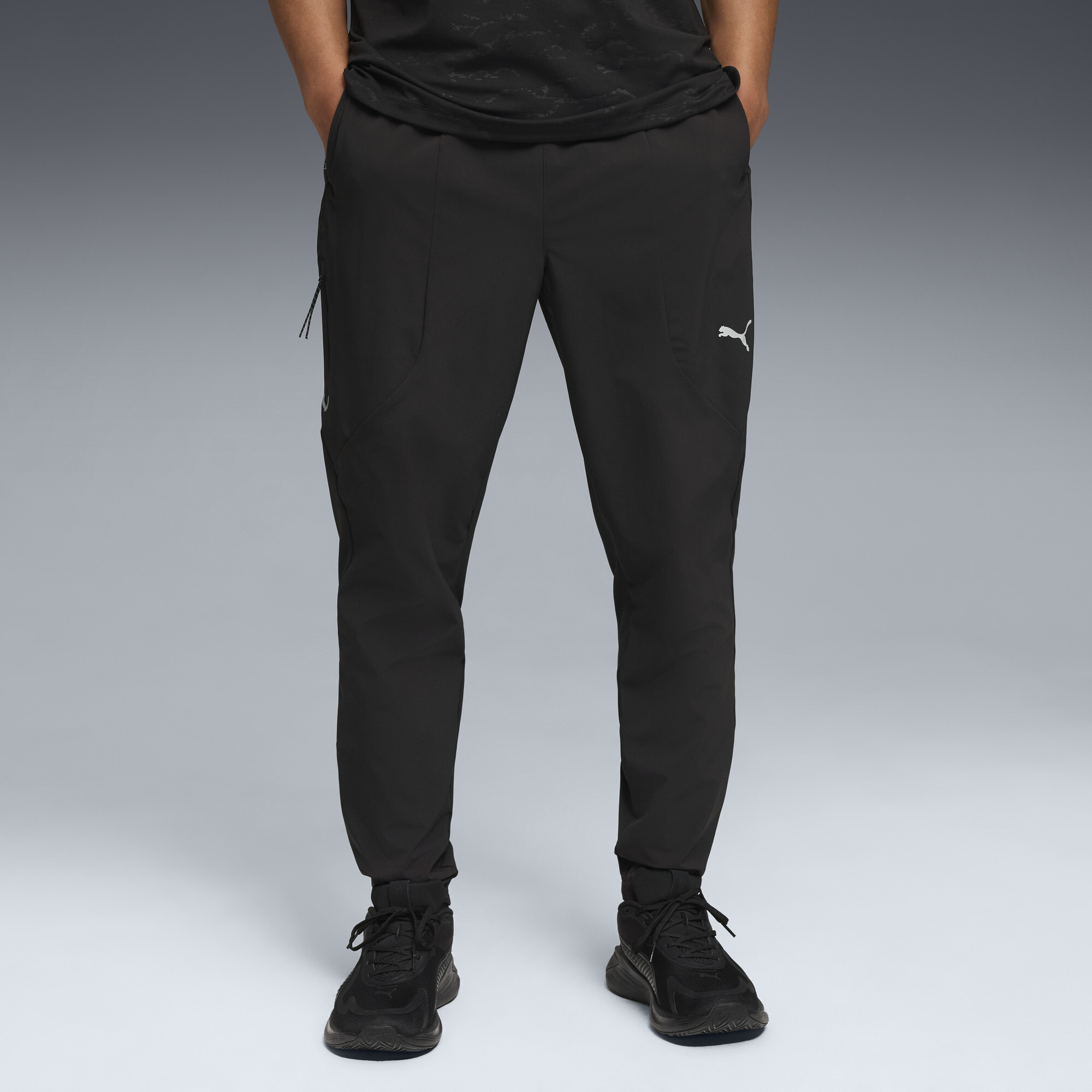 PUMA FLEX STRETCH geweven trainingsbroek voor Heren, Zwart, Maat XXL thumbnail 6