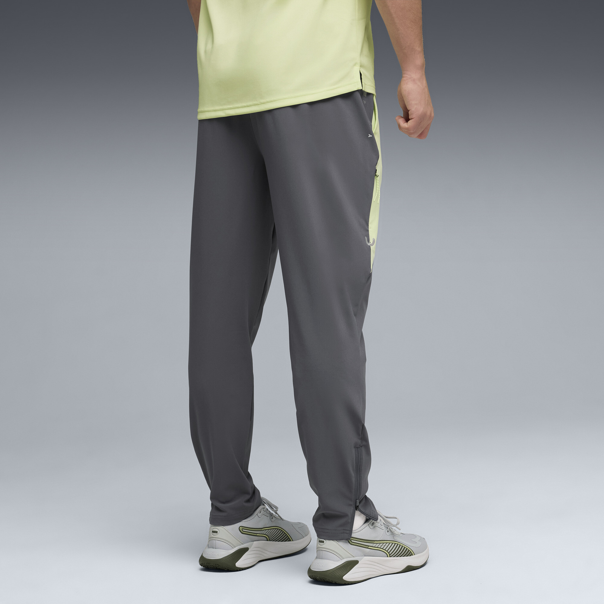 PUMA FLEX STRETCH geweven trainingsbroek voor Heren, Grijs, Maat S thumbnail 3