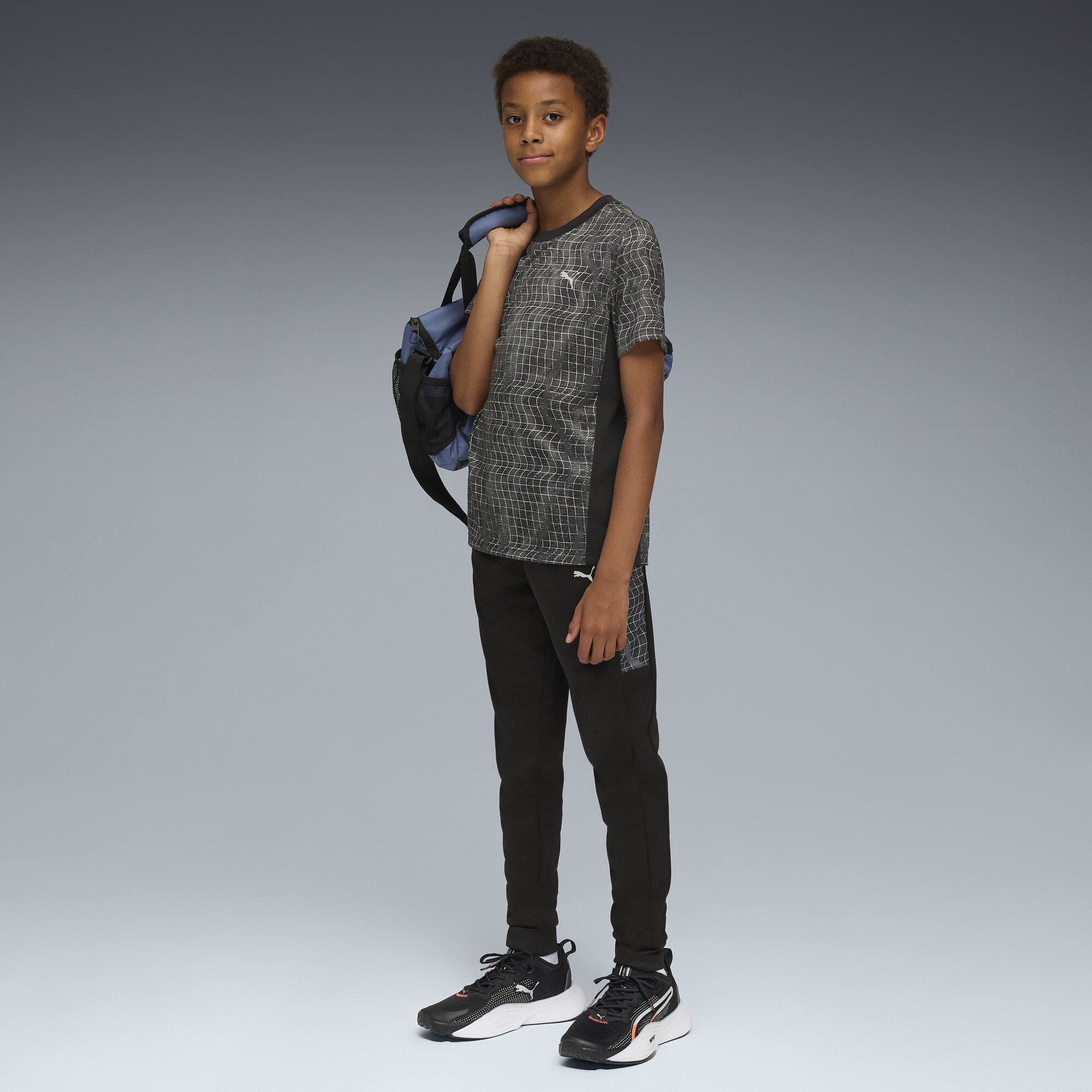 PUMA TRAIN ALL DAY Essentials Polyblend T-shirt voor Heren, Zwart, Maat 15-16Y thumbnail 4