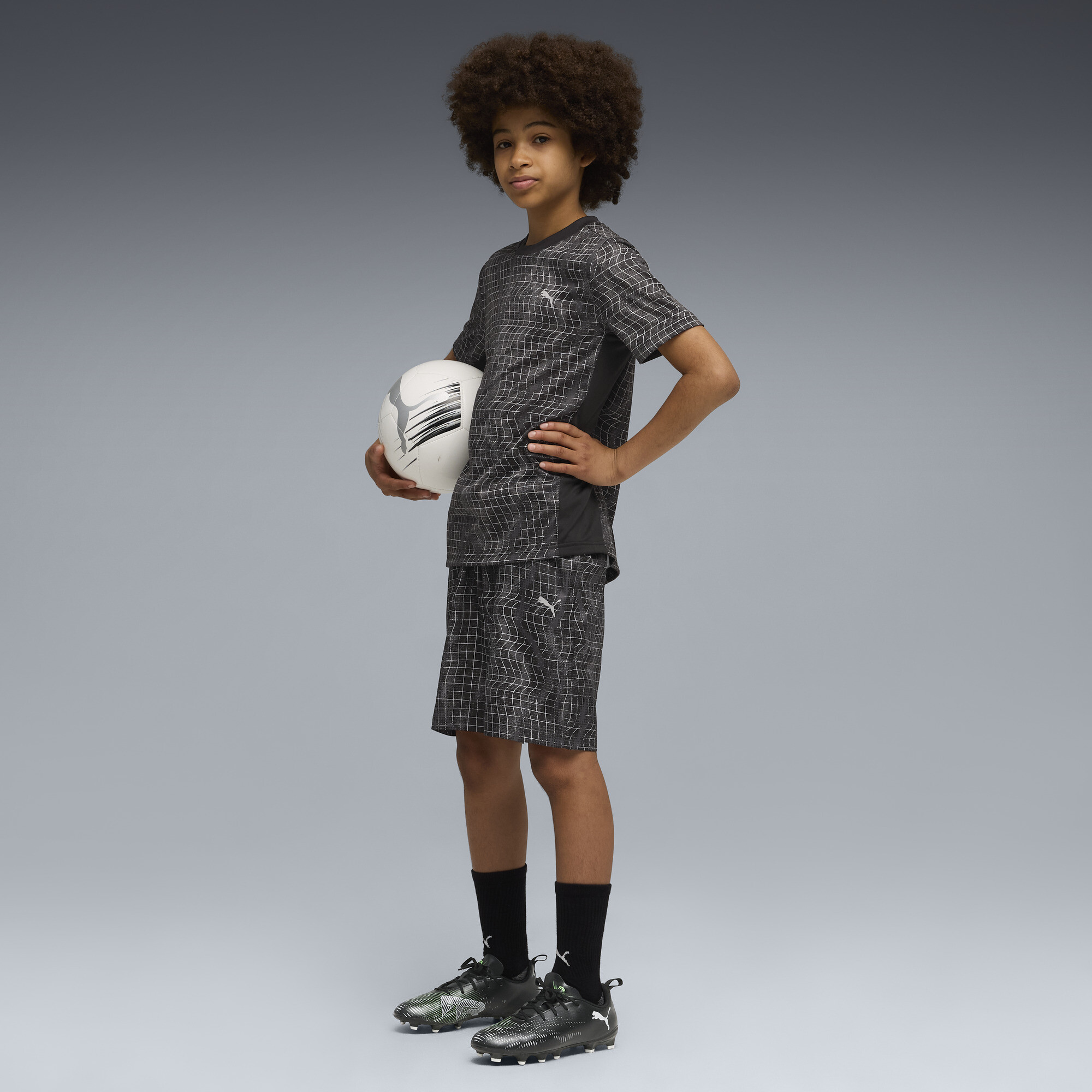PUMA TRAIN ALL DAY Essentials geweven shorts voor Heren, Zwart, Maat 11-12Y thumbnail 2