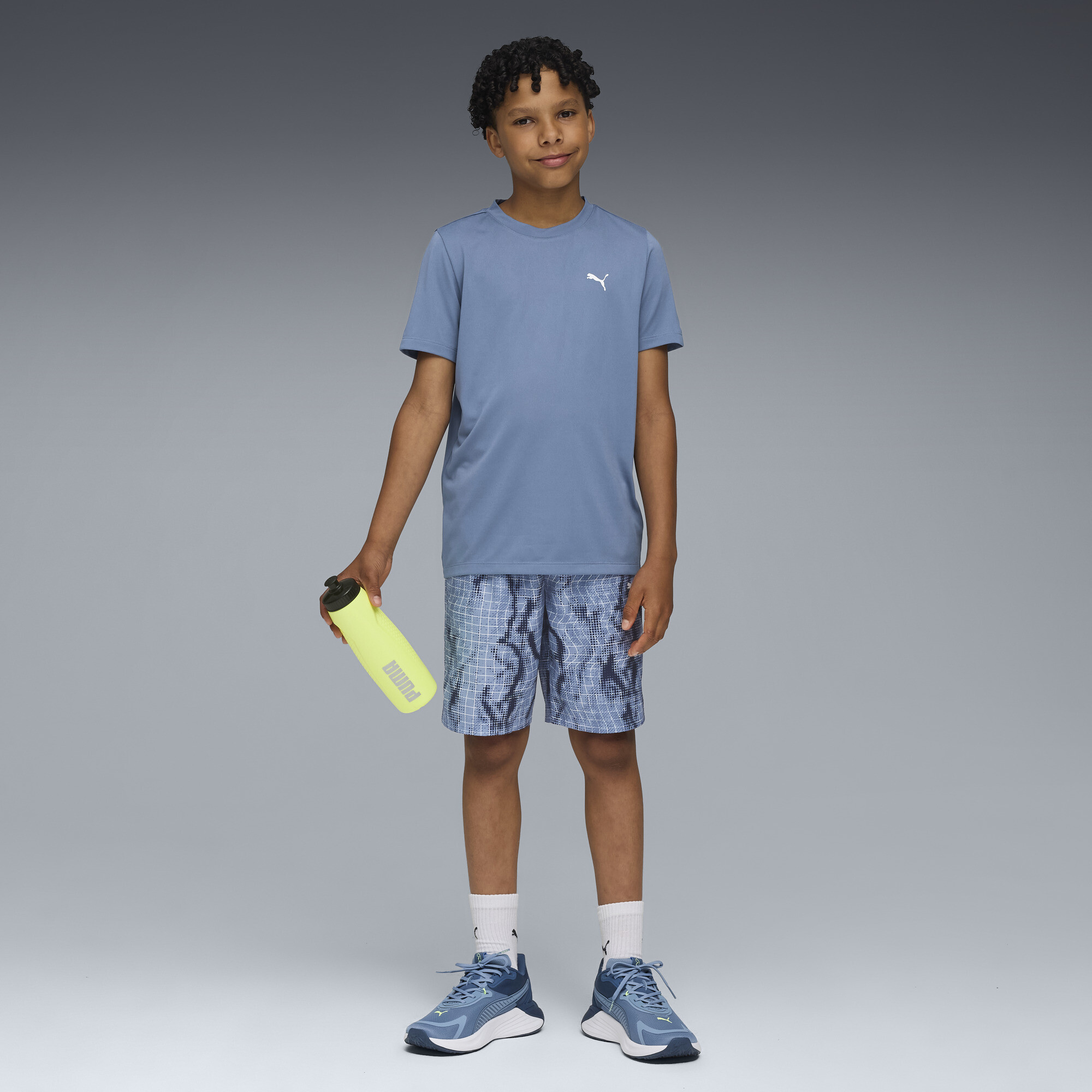 PUMA TRAIN ALL DAY Essentials geweven shorts voor Heren, Blauw, Maat 5-6Y thumbnail 2