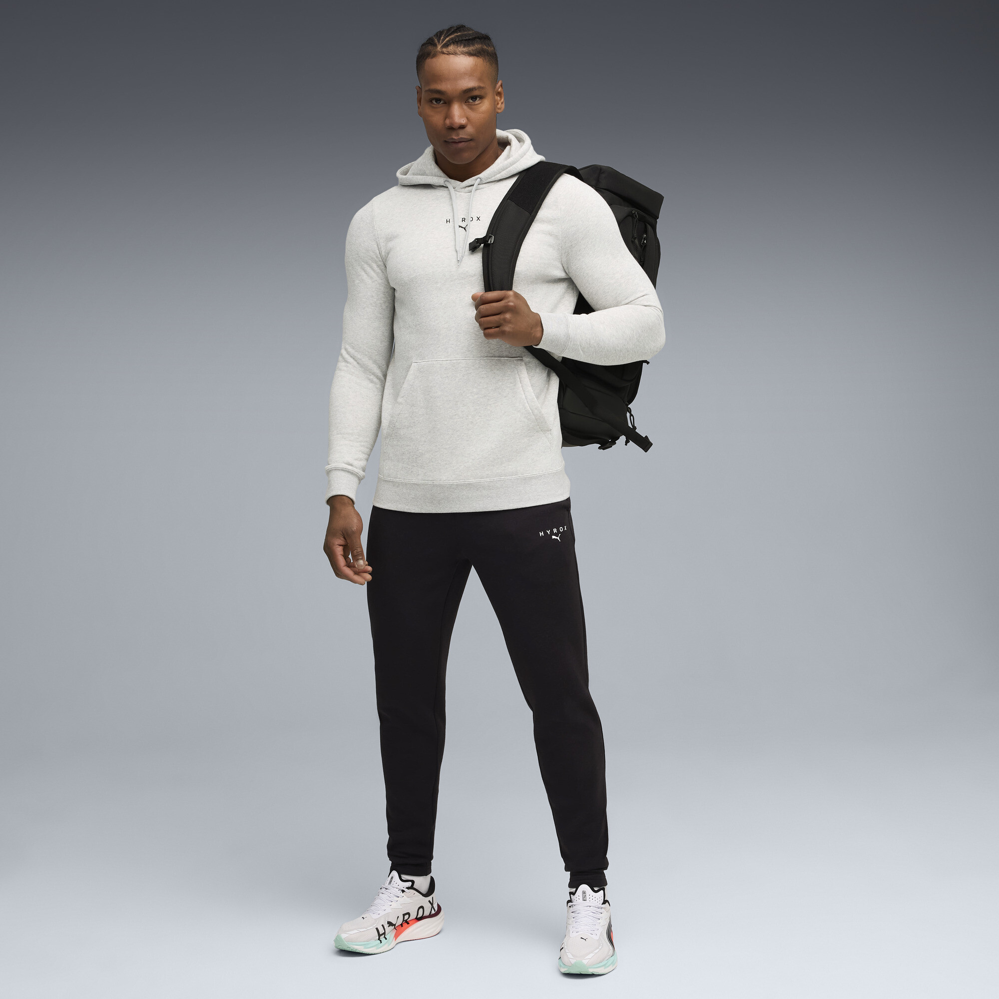 PUMA x HYROX Heavyweight hoodie voor Heren, Grijs, Maat XS thumbnail 4