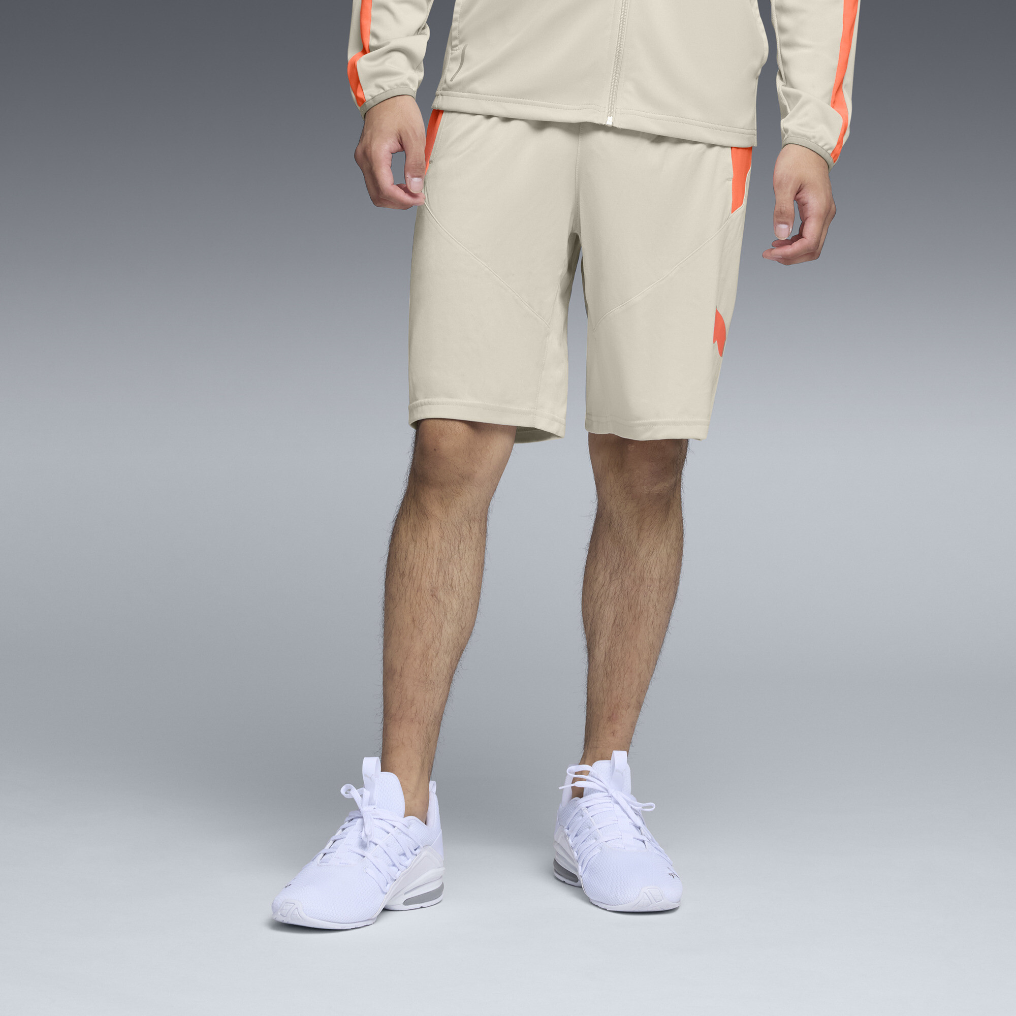 PUMA Train Men's 10" Shorts in Beige, Size S