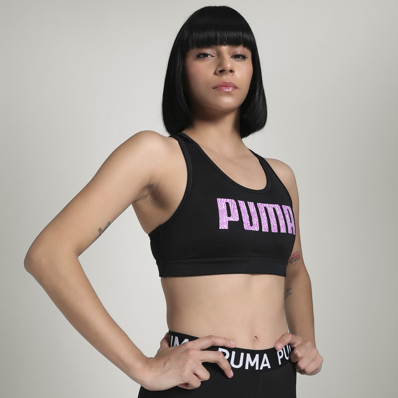 

Women's PUMA Mid Impact Removable Padding Sports Bra