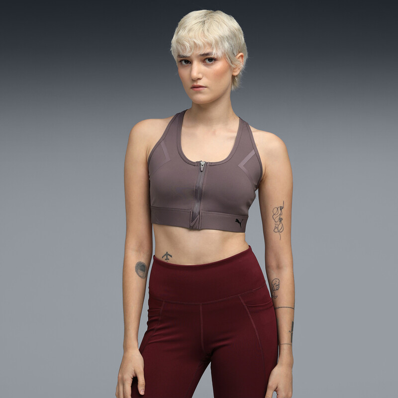 

Women's PUMA Front Zip High Impact Support Sports Bra