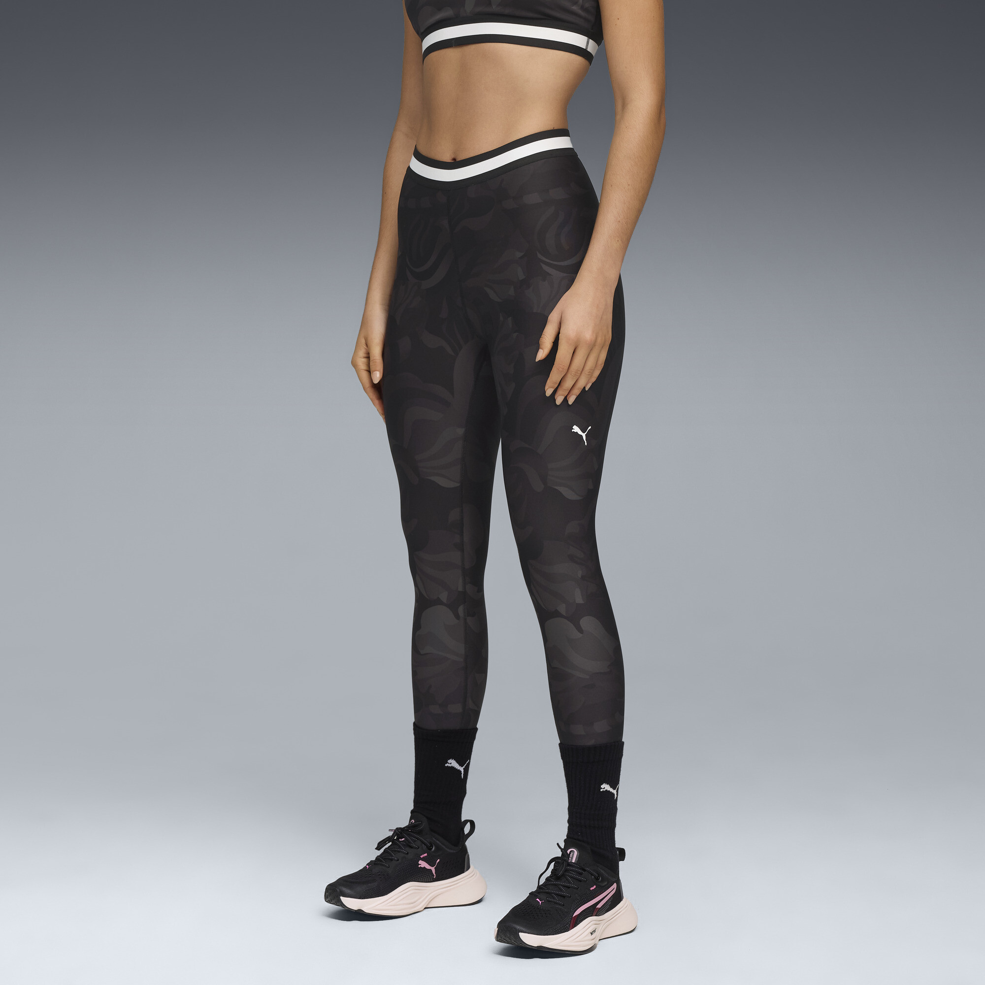 PUMA STRONG tight met hoge taille voor Dames, Zwart, Maat XXL thumbnail 4