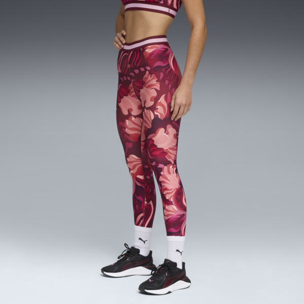 Calzas tiro alto PUMA STRONG para mujer, Ruby Shimmer, large-ARG