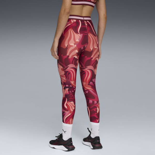 Calzas tiro alto PUMA STRONG para mujer, Ruby Shimmer, large-ARG